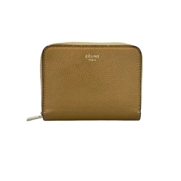 Celine Round Zipper Coin Purse